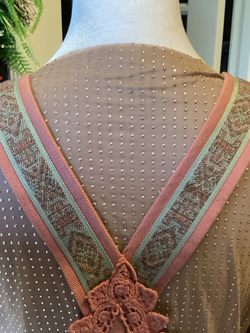 Free People Dusty Rose Pink Cotton Maxi Skirt Overalls - Picture 9 of 16